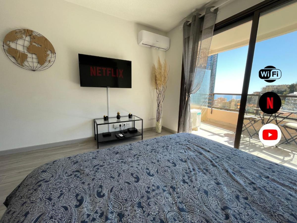 New Studio, Piscine Et Vue Mer • Proche De Monaco Бюсолей Екстериор снимка