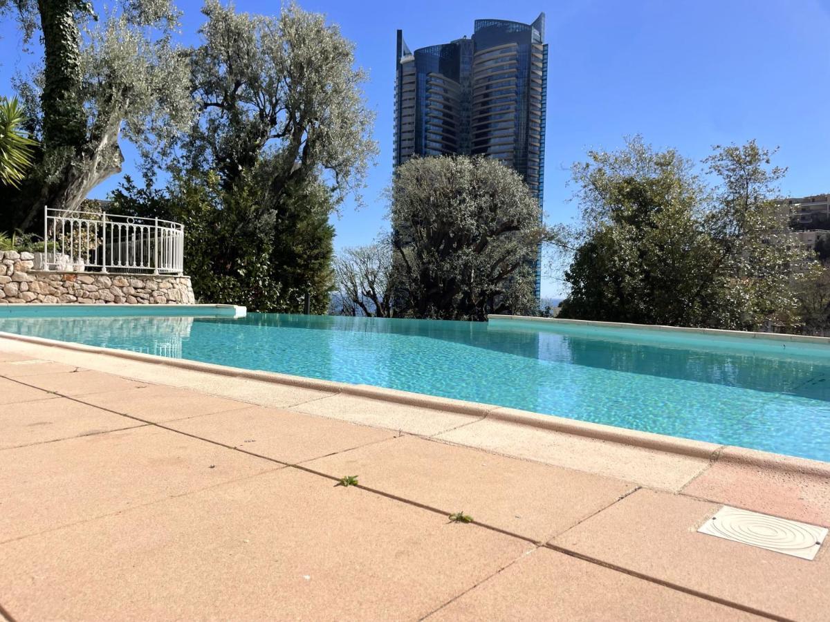 New Studio, Piscine Et Vue Mer • Proche De Monaco Бюсолей Екстериор снимка